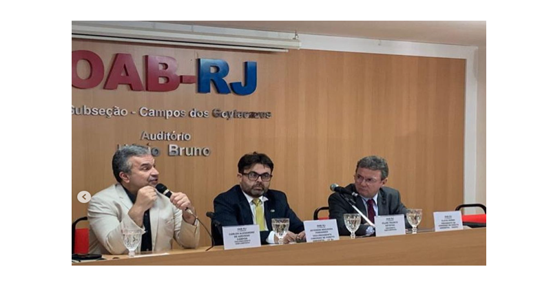Palestras realizadas pela Comissão de Direito Ambiental da 12ª Subseção-OAB-Campos