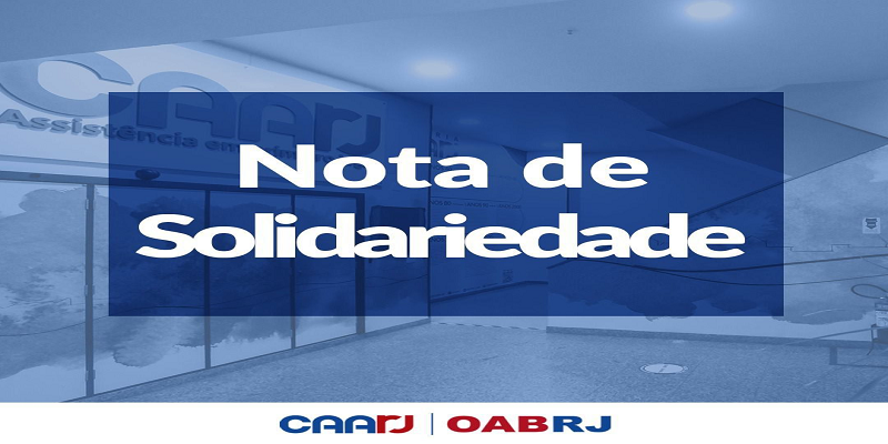 Nota de Solidariedade