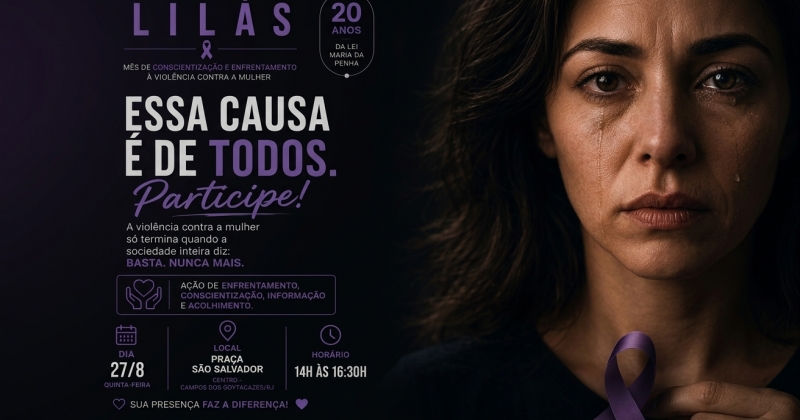 O enfrentamento à violência contra a mulher é uma causa de toda a sociedade