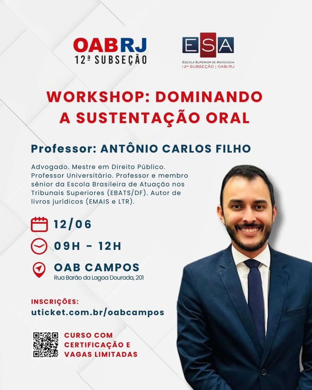 WORKSHOP: DOMINANDO ASUSTENTAÇÃO ORAL